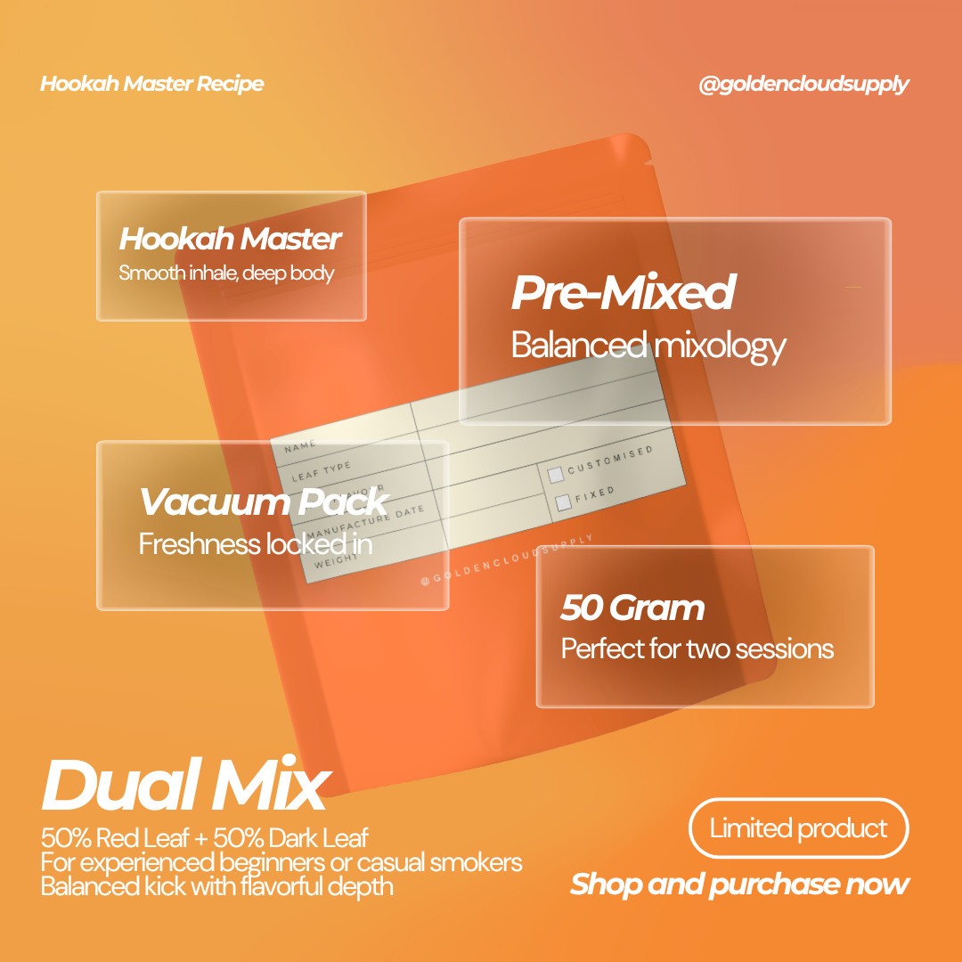Hookah Master - Dual Mix (Ready Mixed Pack) 50G