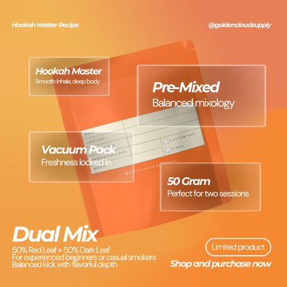 Hookah Master - Dual Mix (Ready Mixed Pack) 50G