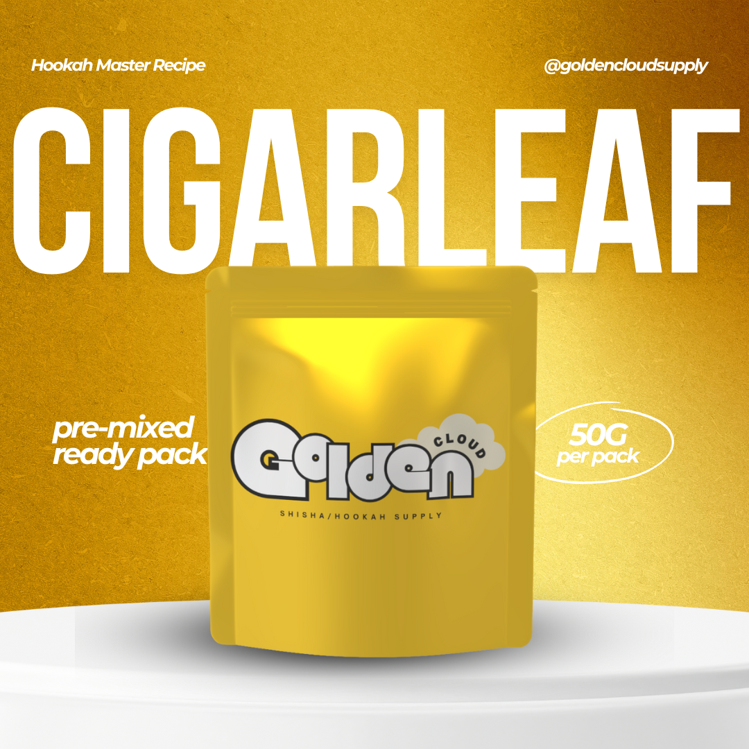 Hookah Master - Cigar Leaf (Ready Mixed Pack) 50G